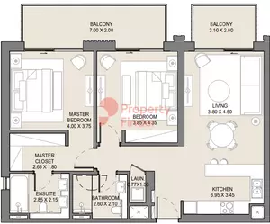Jomana B7-Type B Level 2, 2 beds