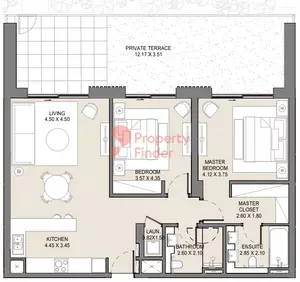 Jomana B5-Type A Level ground, 2 beds