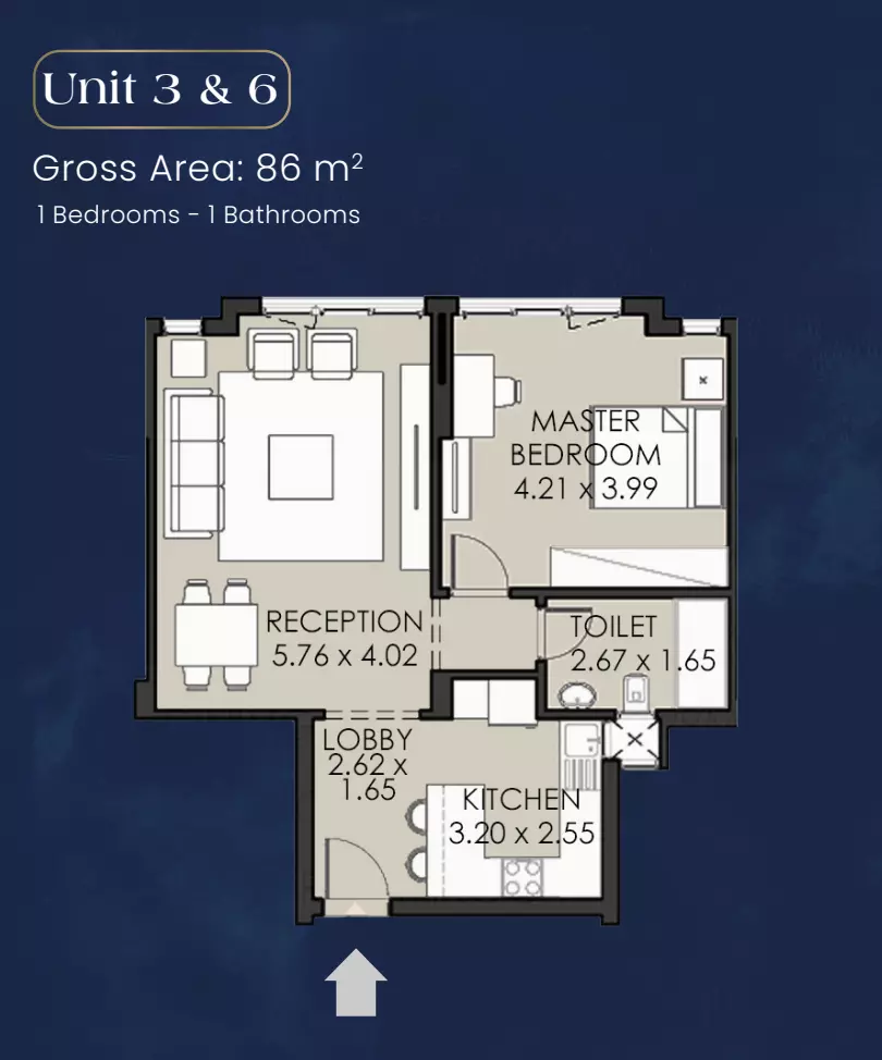 صورة مخطط ارضية الوحدة