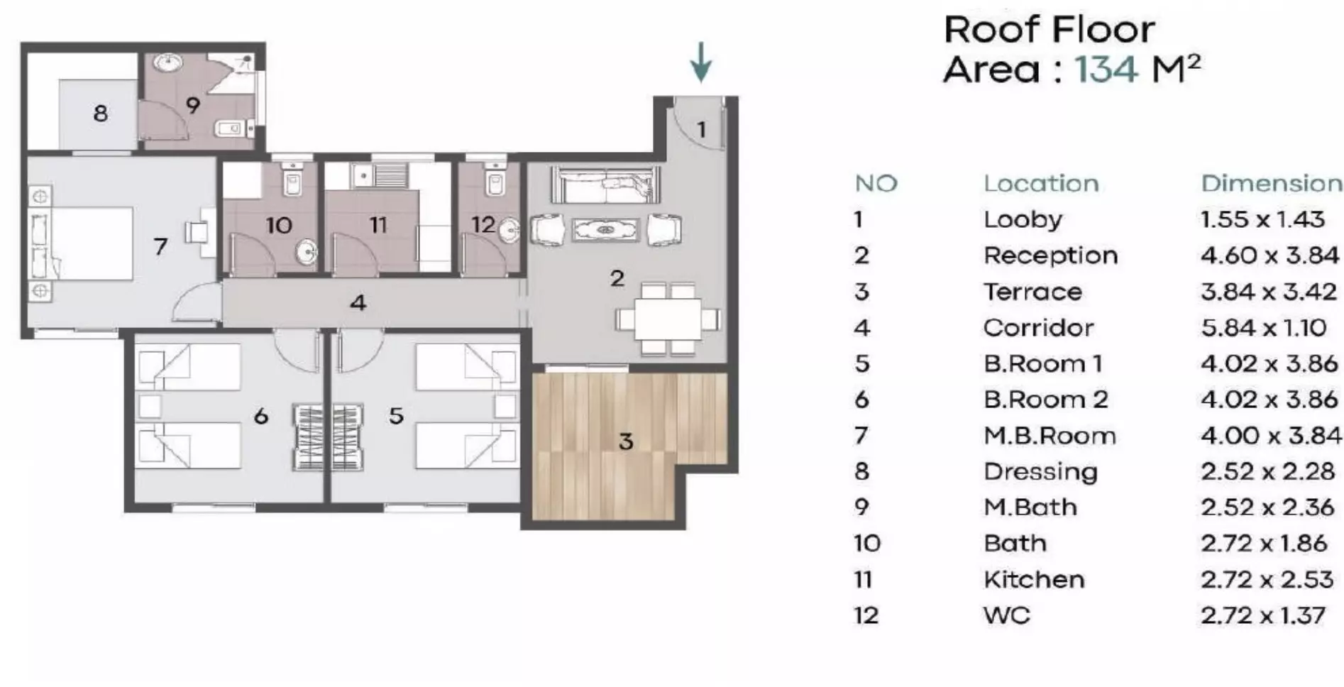 Unit floor plan image