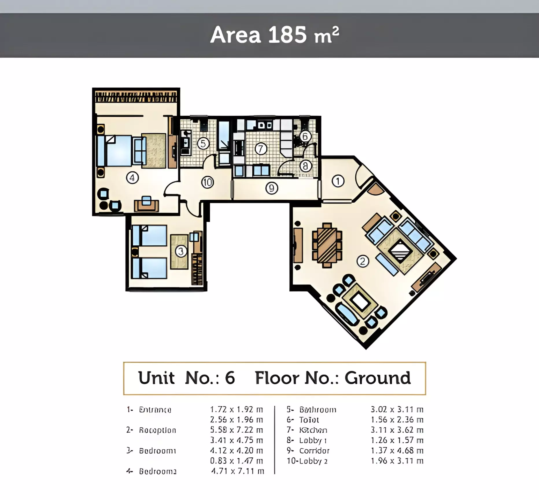 Unit floor plan image