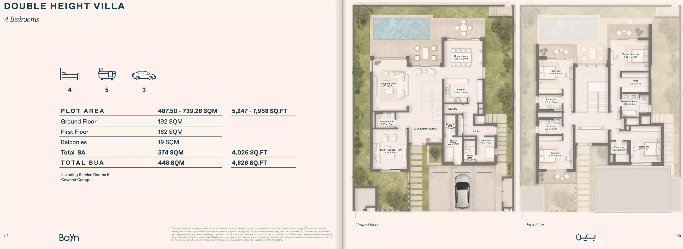 صورة مخطط ارضية الوحدة