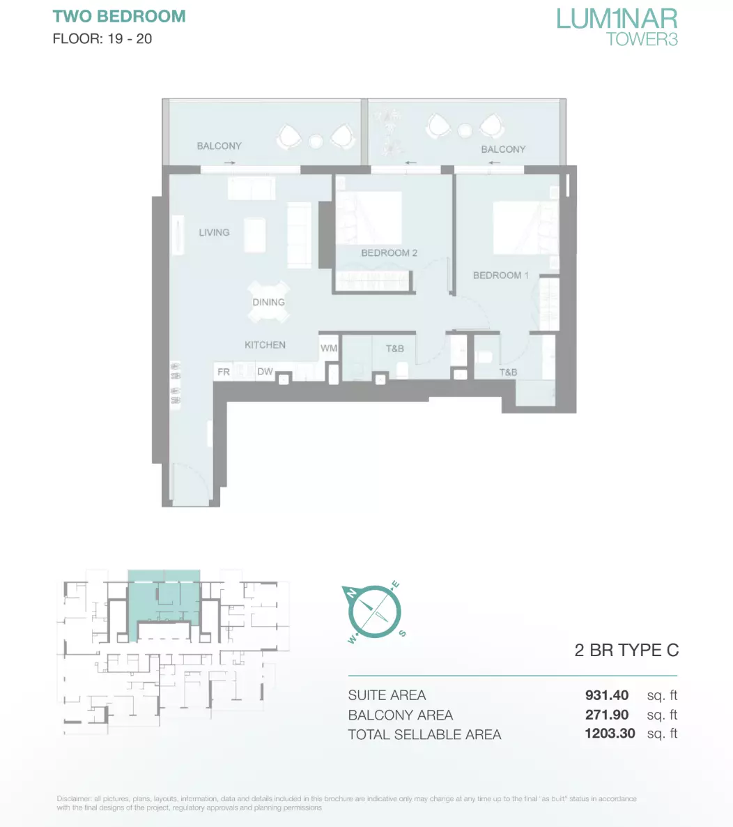 Unit floor plan image