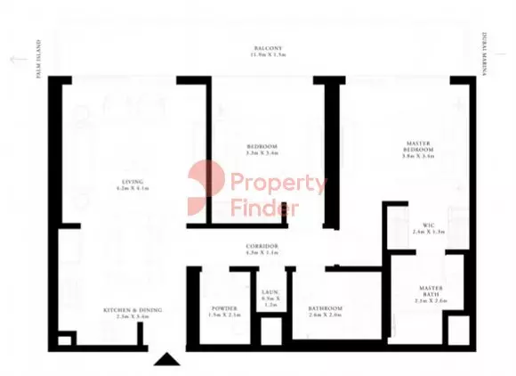 Grand Bleu Tower Unit 07 - Level 02, 2 beds