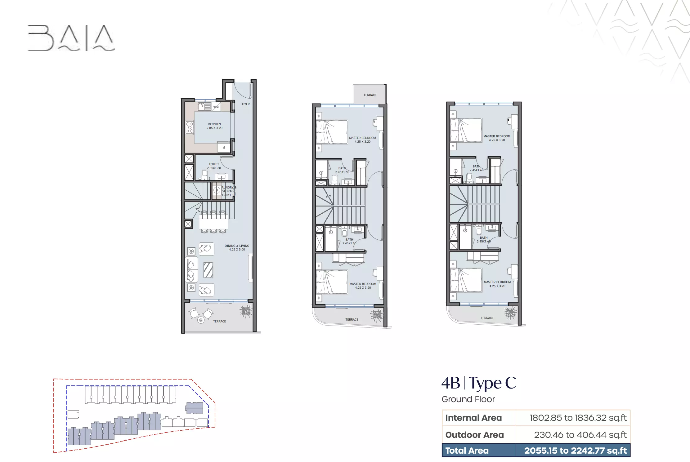 صورة مخطط ارضية الوحدة