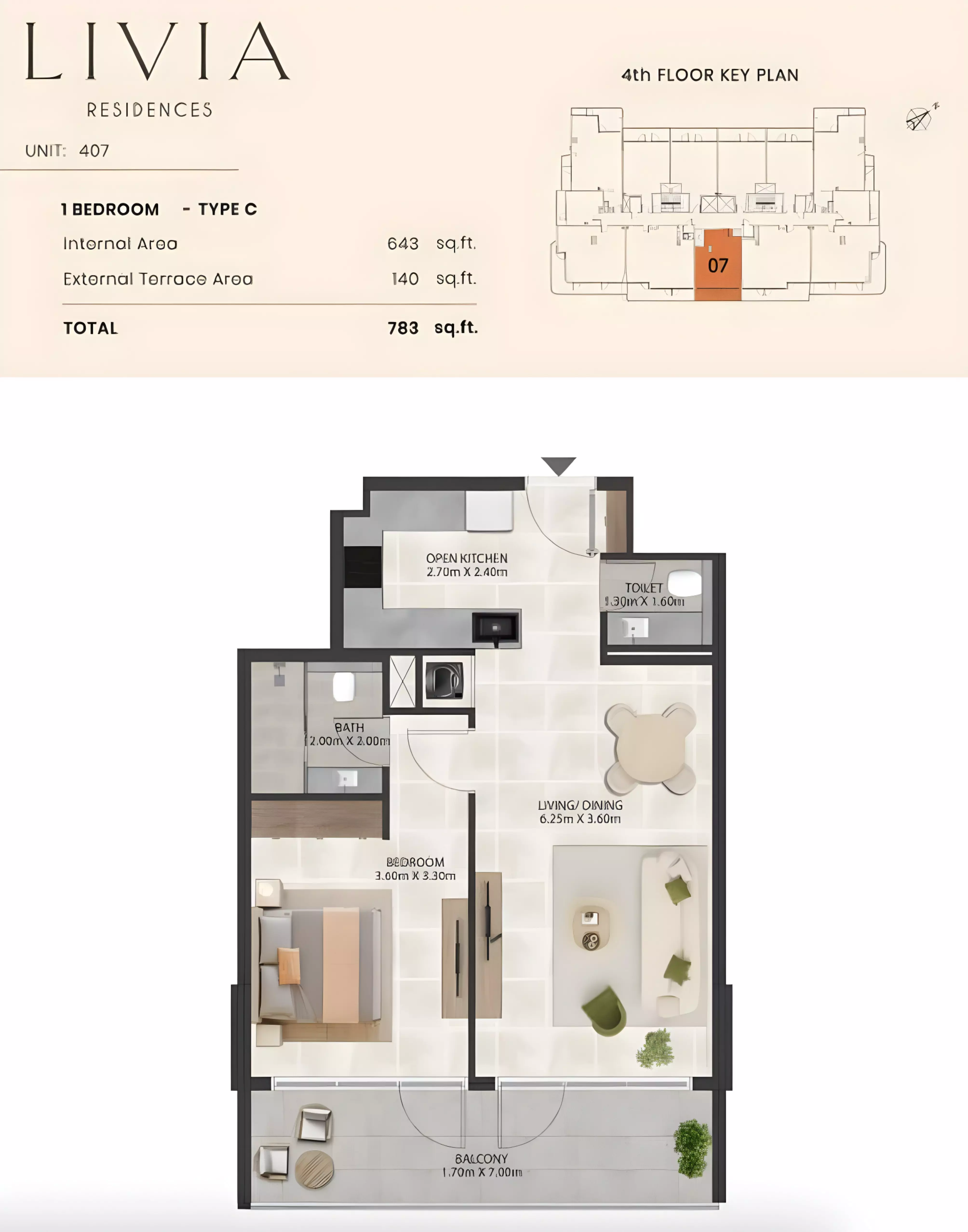 Unit floor plan image