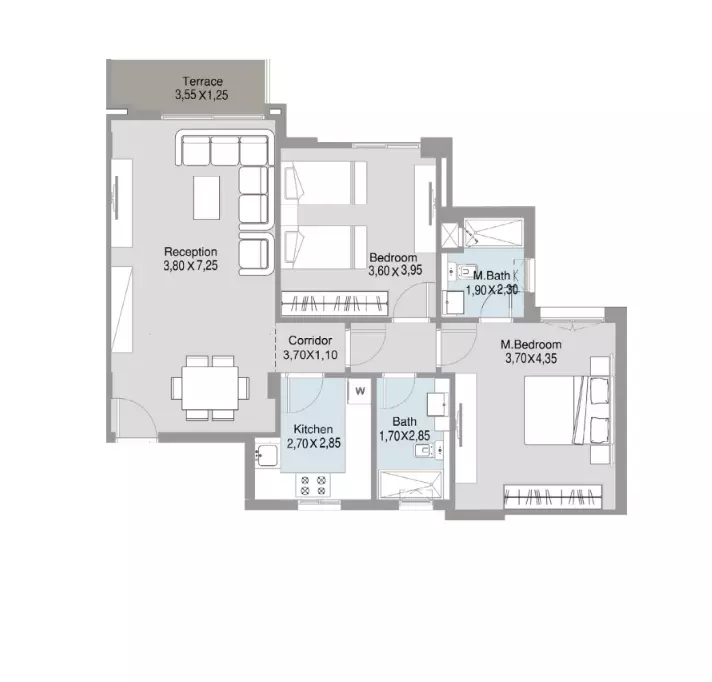 Unit floor plan image