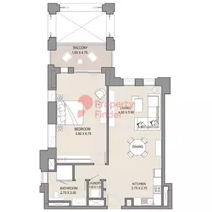 Asayel Type F, 1 bed