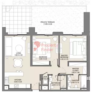 Jomana B6-Type B Level ground, 2 beds