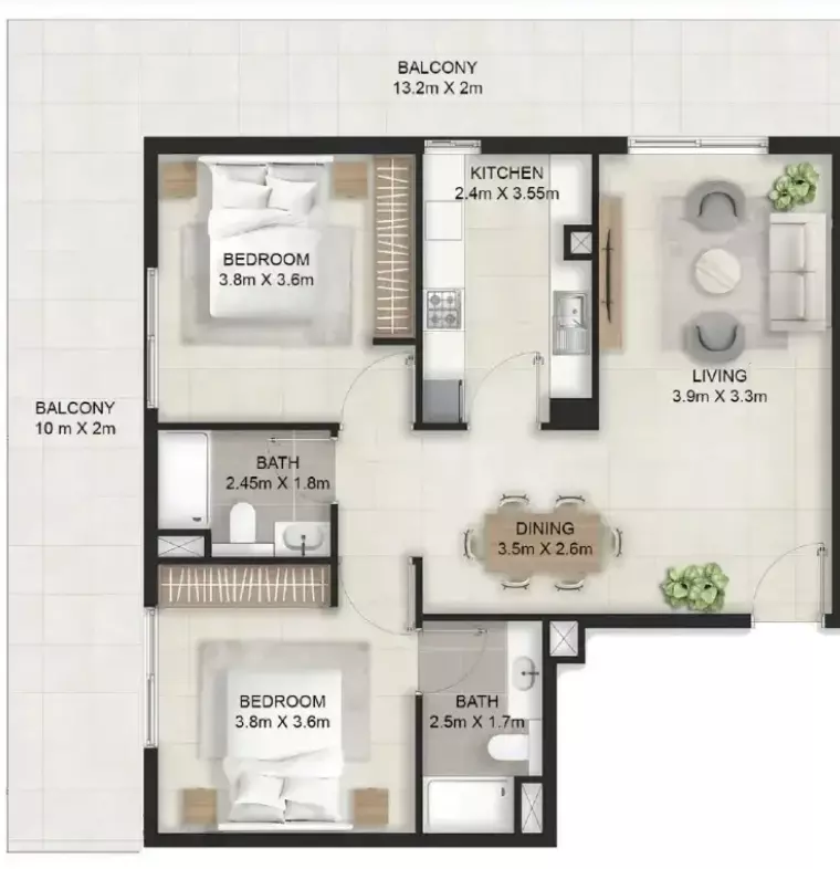 Unit floor plan image