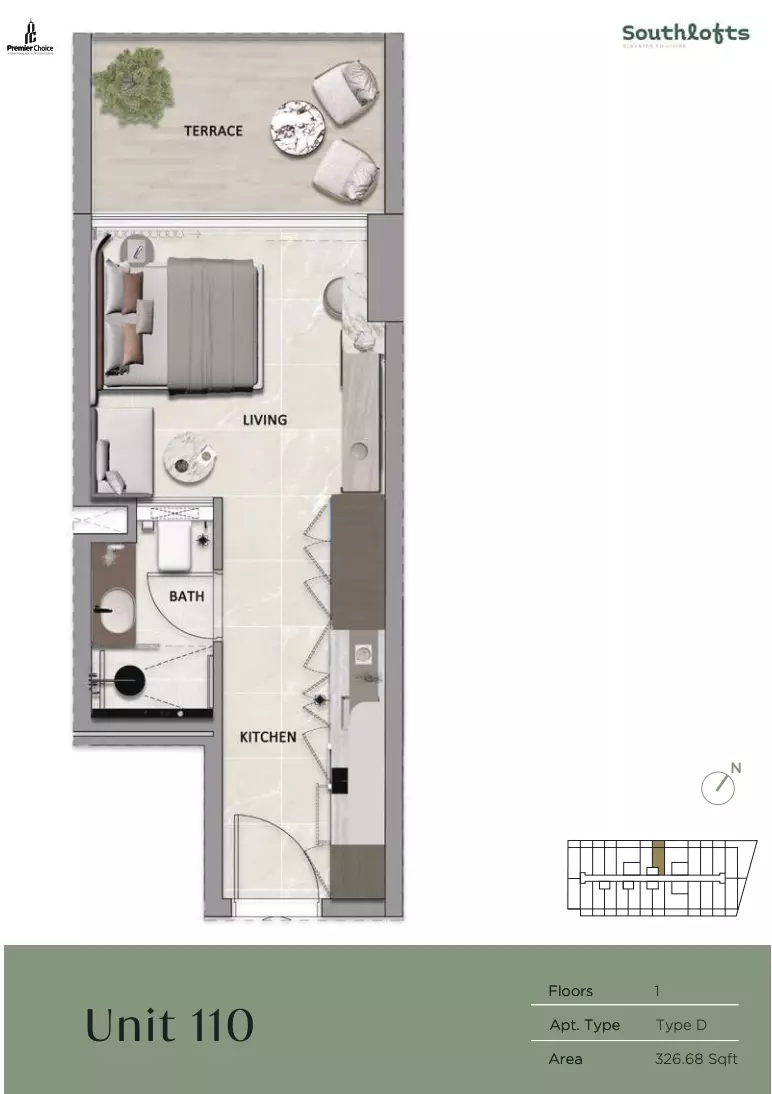 Unit floor plan image