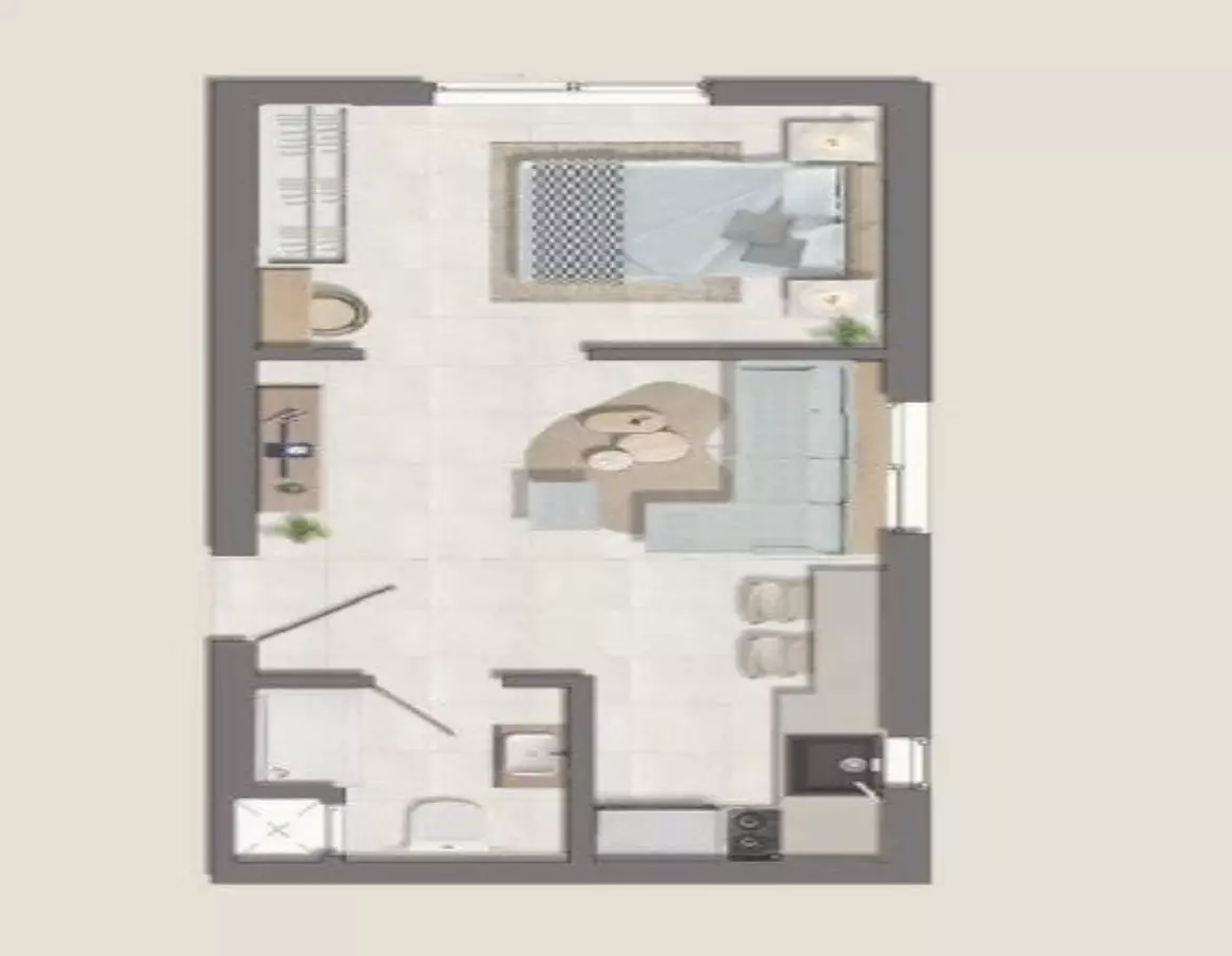 صورة مخطط ارضية الوحدة