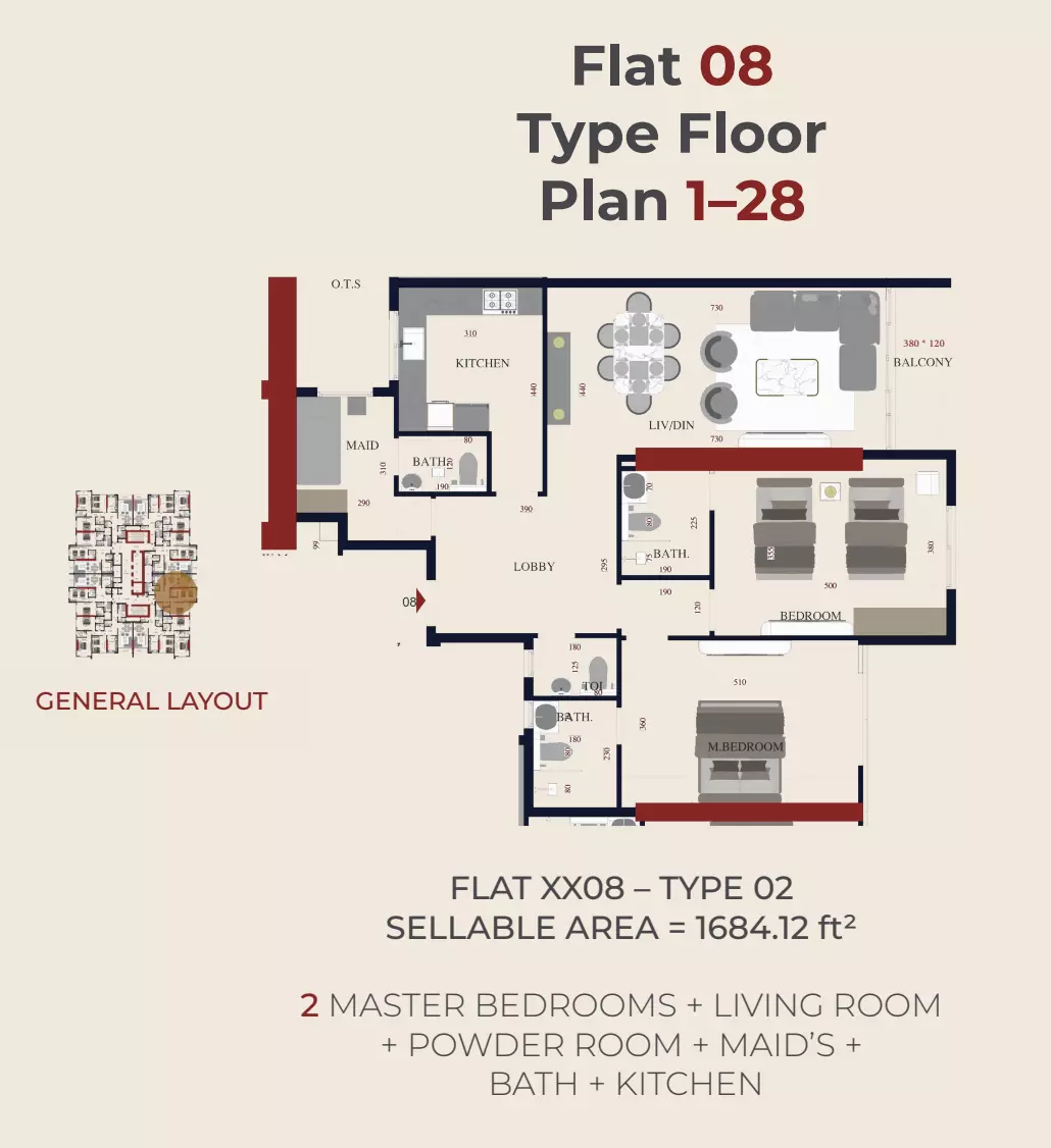 Unit floor plan image
