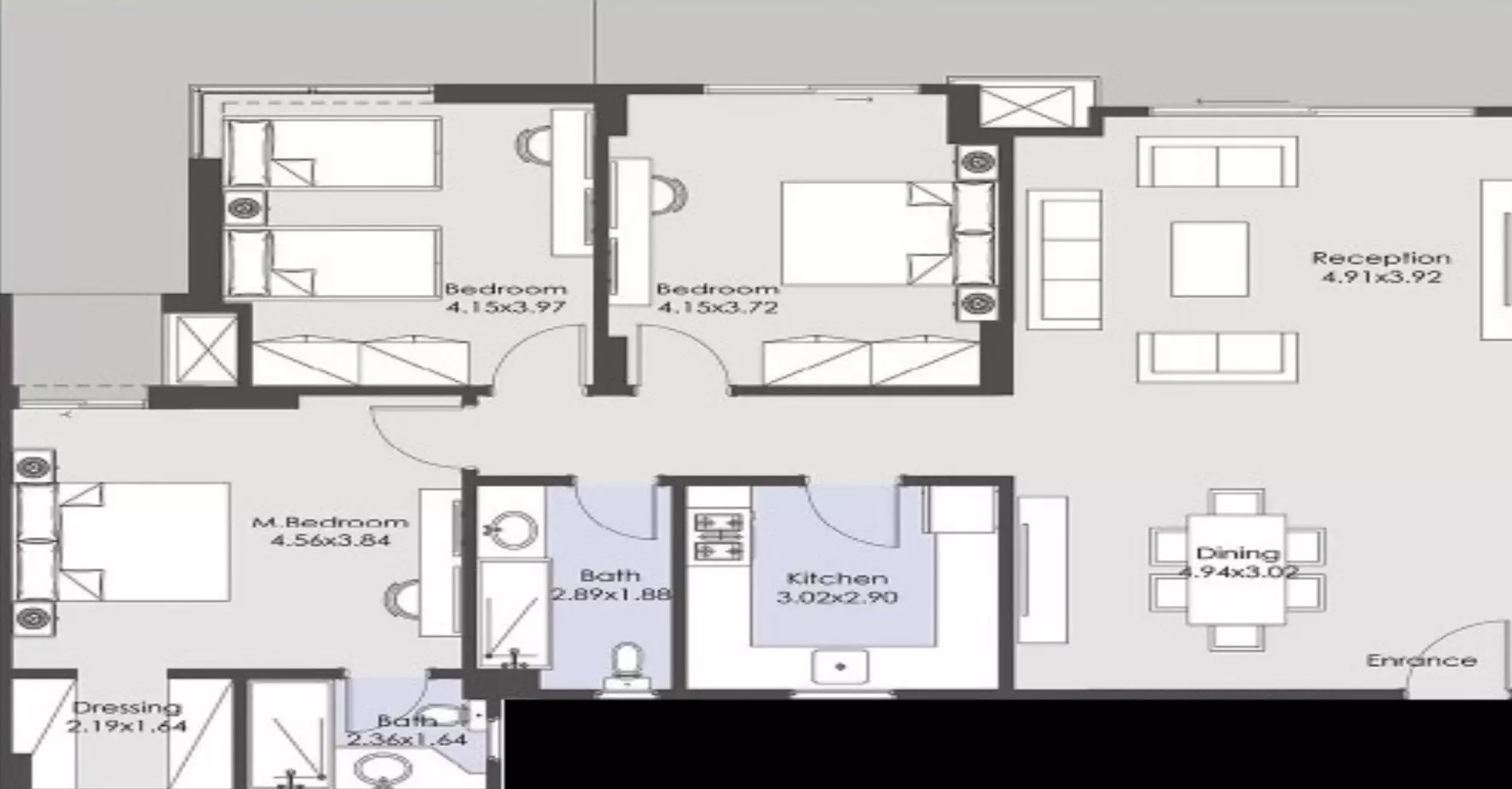صورة مخطط ارضية الوحدة
