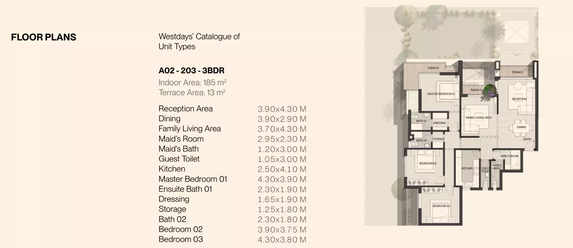 Unit floor plan image