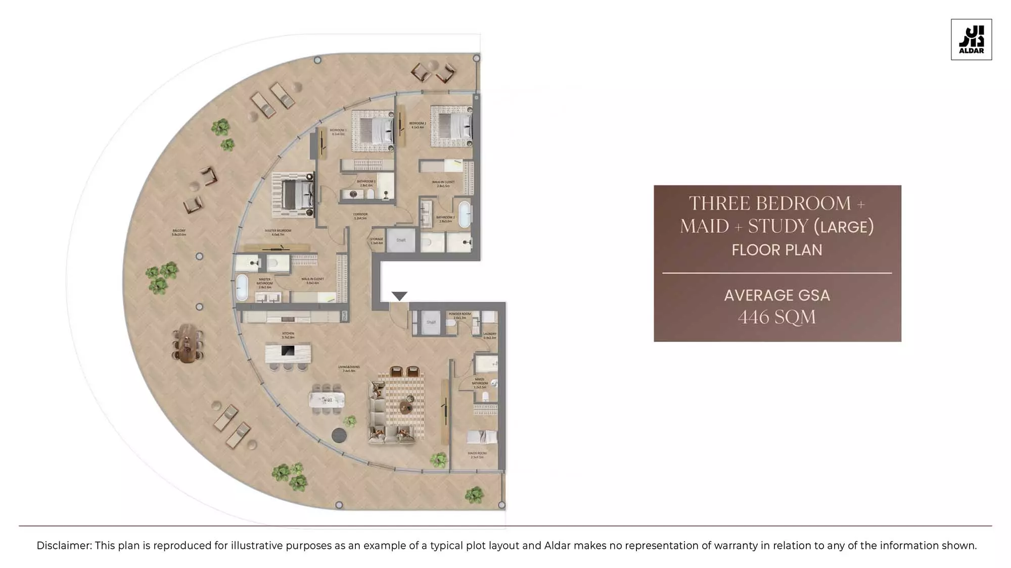 صورة مخطط ارضية الوحدة