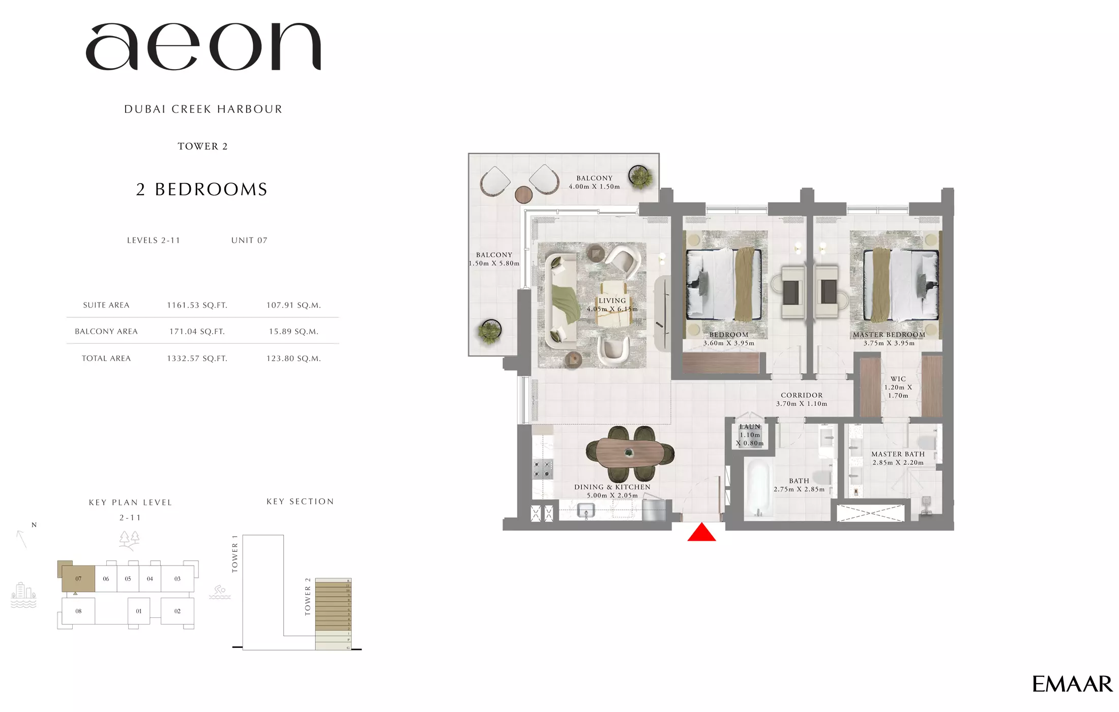 Aeon T2 _ Type I, 2 beds