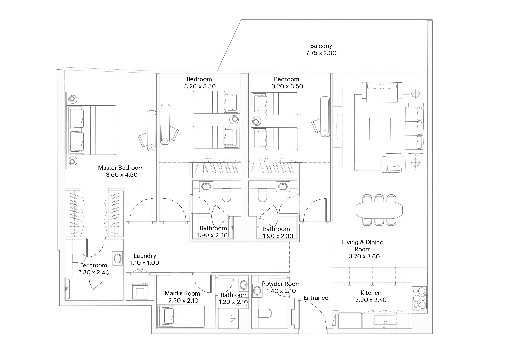 Unit floor plan image