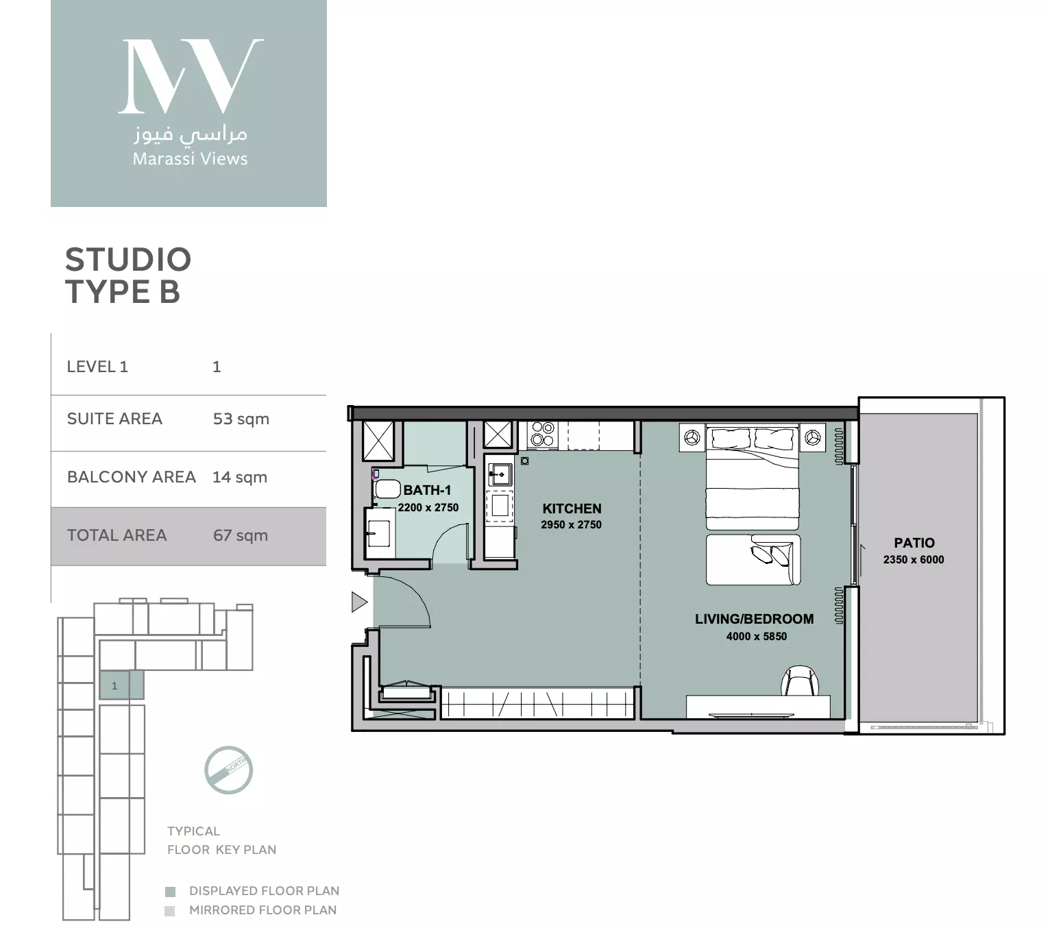 Unit floor plan image