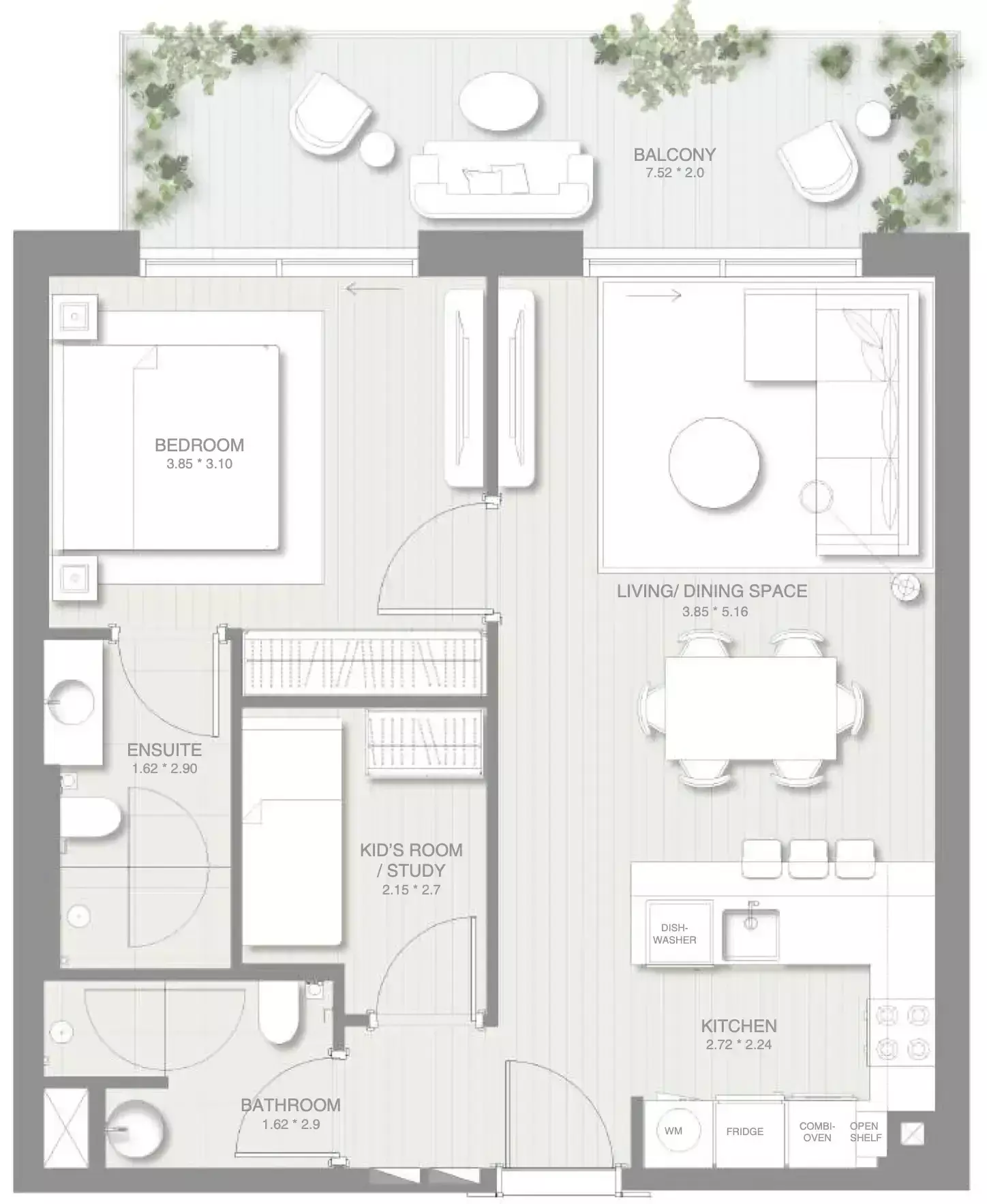 Unit floor plan image