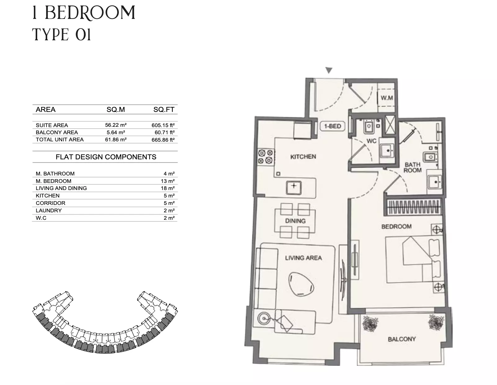 Unit floor plan image