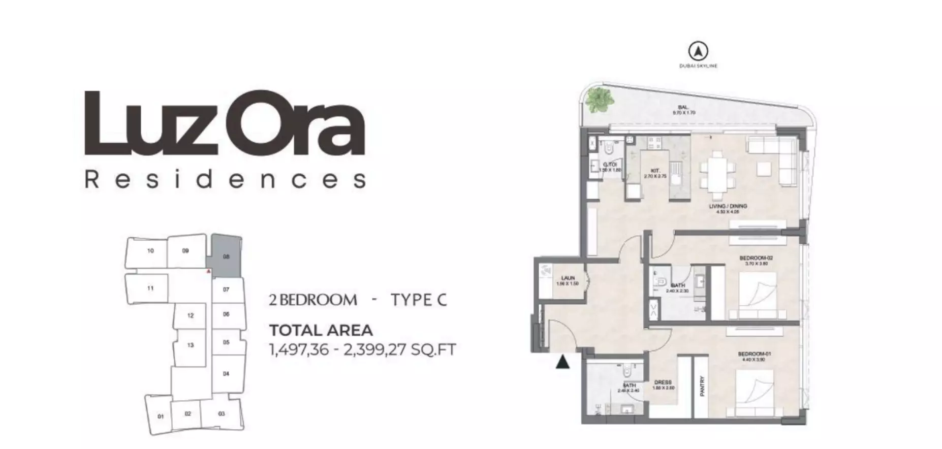 Unit floor plan image