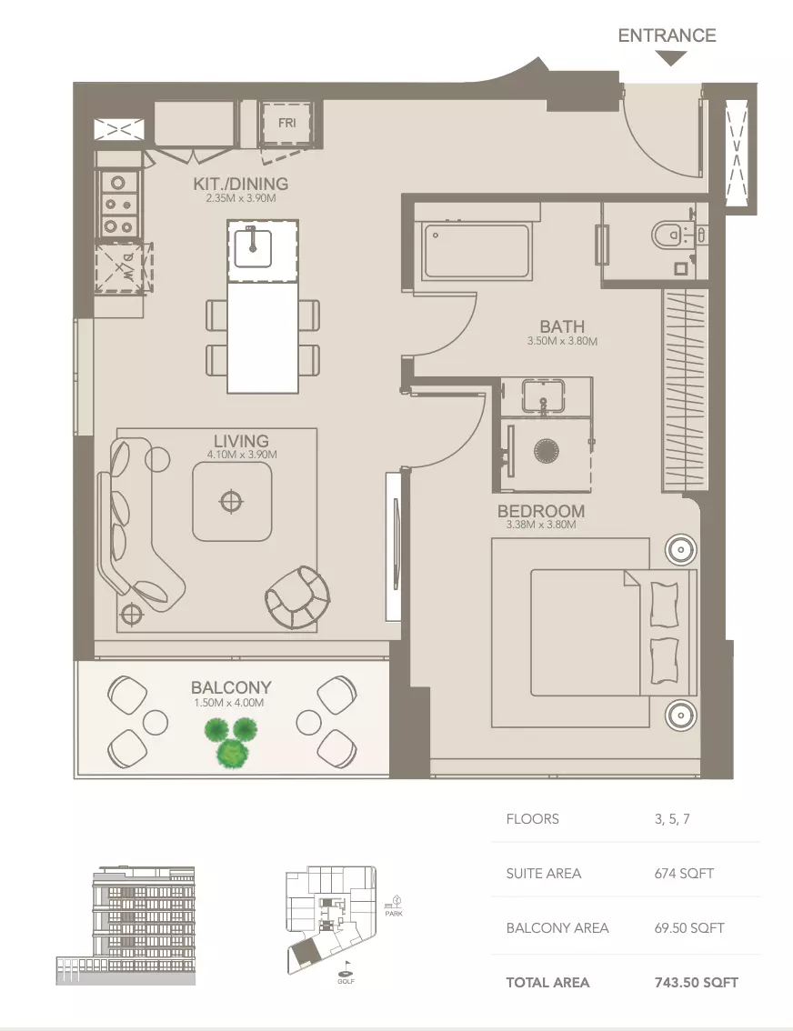 Unit floor plan image
