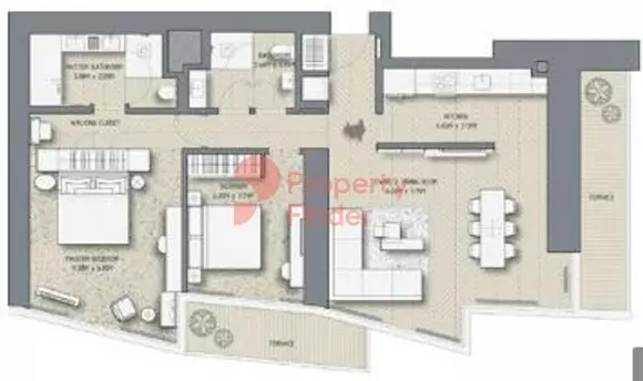 The Address Residences Dubai Opera T2-Unit 10, 2 beds