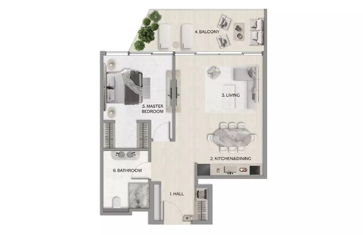 صورة مخطط ارضية الوحدة