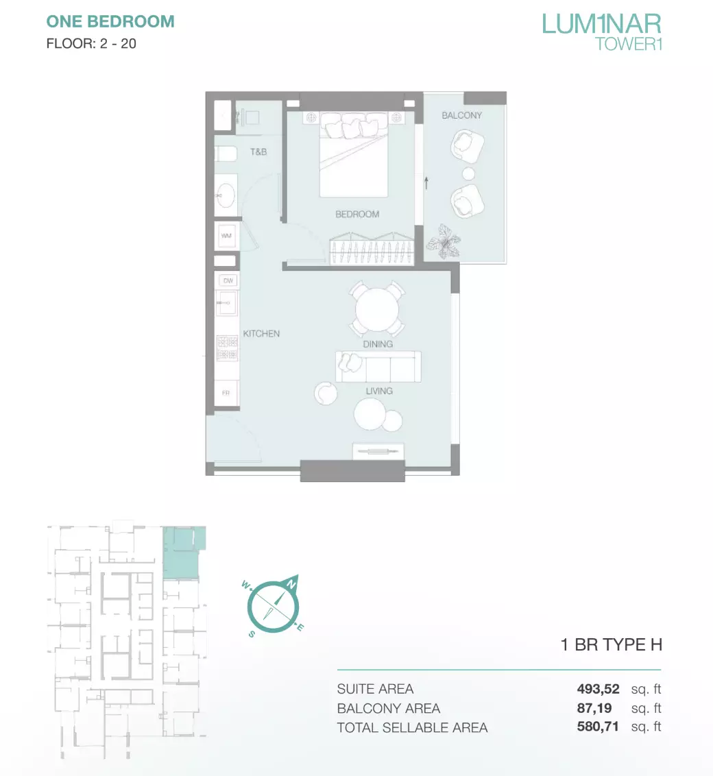Unit floor plan image