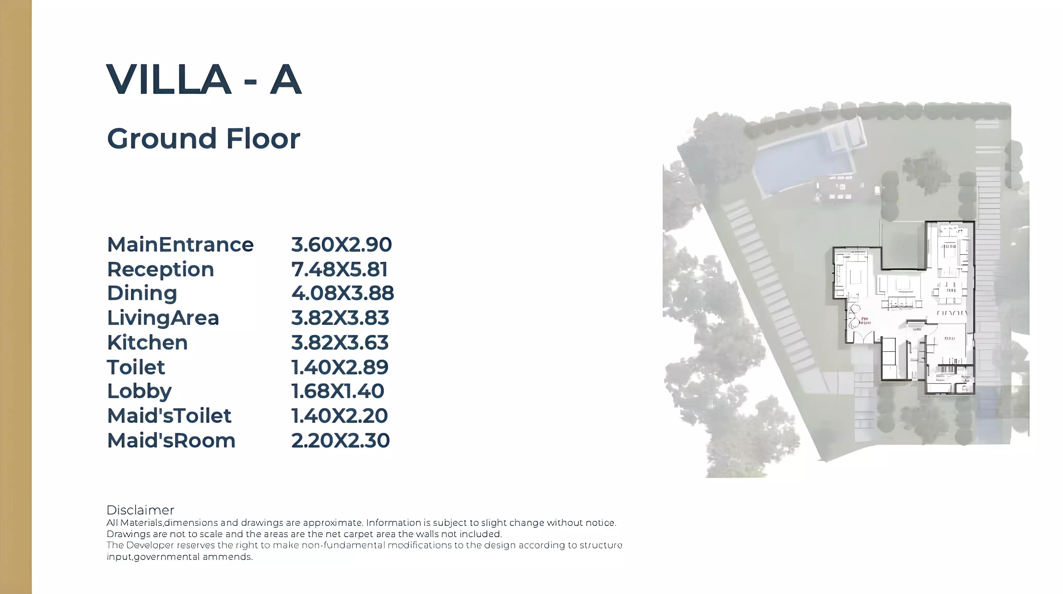 صورة مخطط ارضية الوحدة