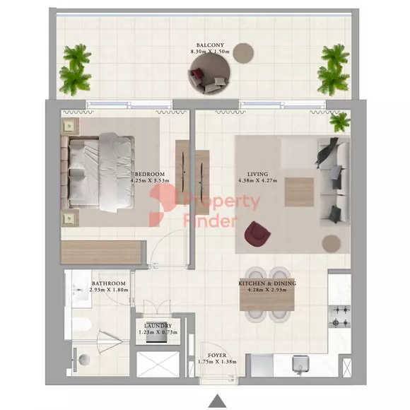 Club Drive Type 4 Building B, 1 bed