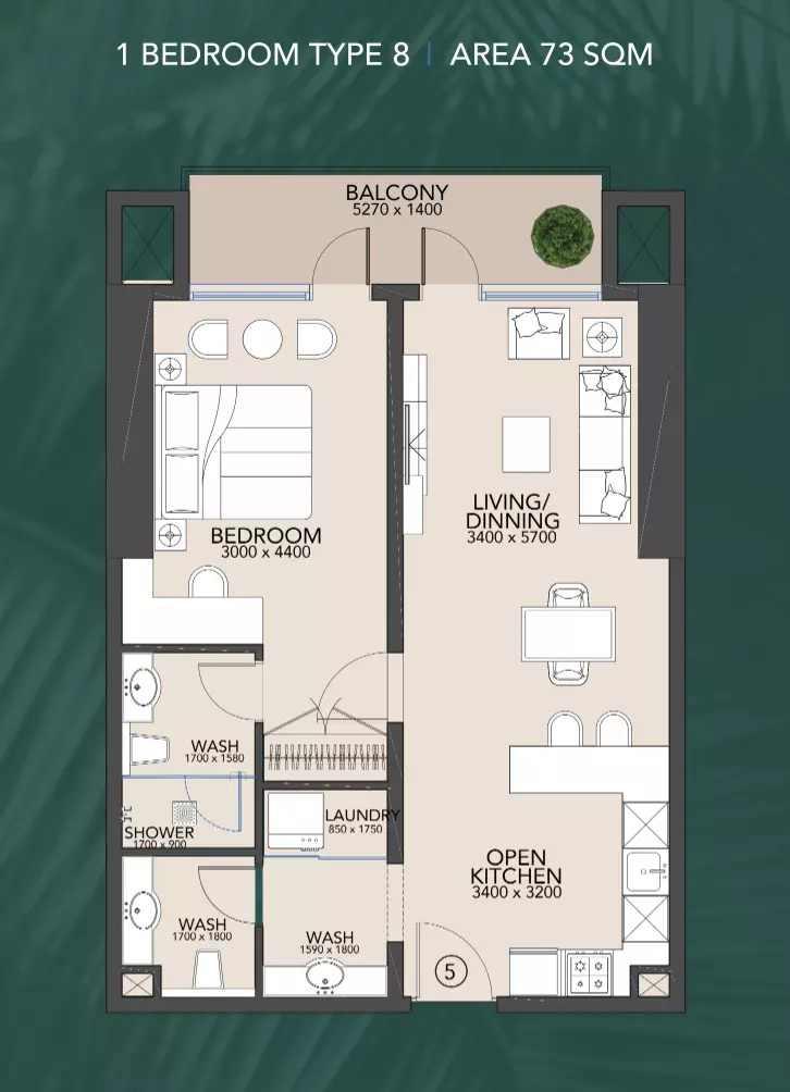 Unit floor plan image