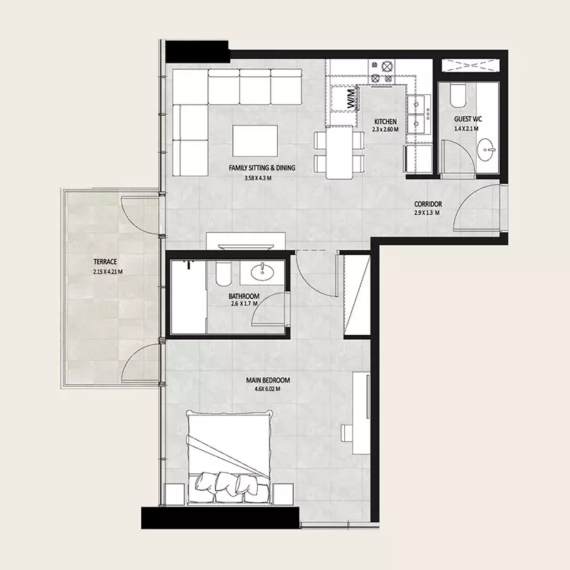 Unit floor plan image