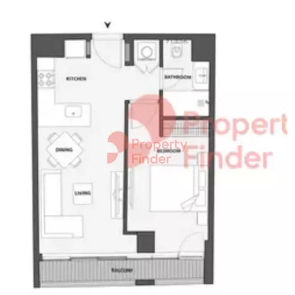 15 Northside Tower B Unit 706, Seventh Floor, 1 bed