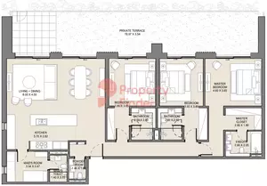 Jomana B4-Type B Level ground, 3 beds