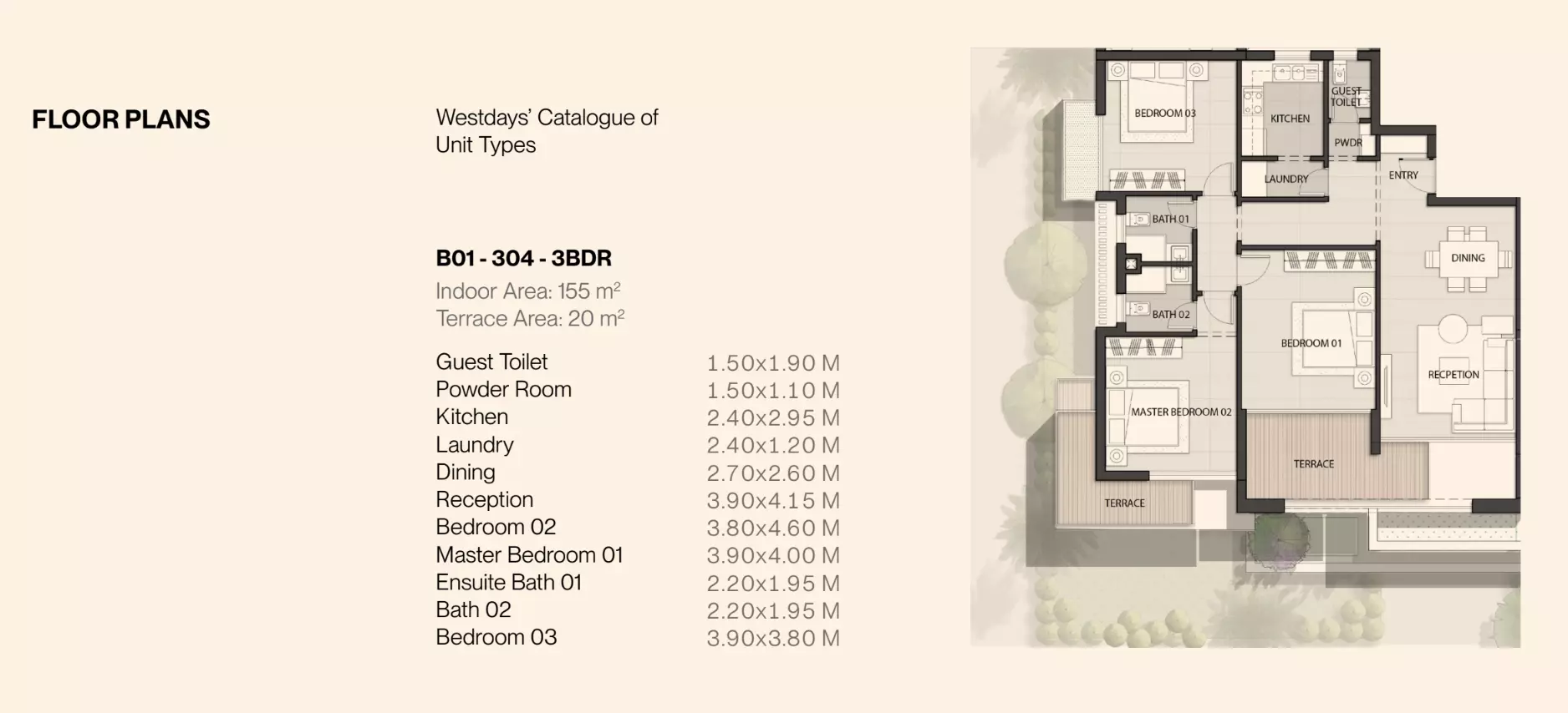 Unit floor plan image