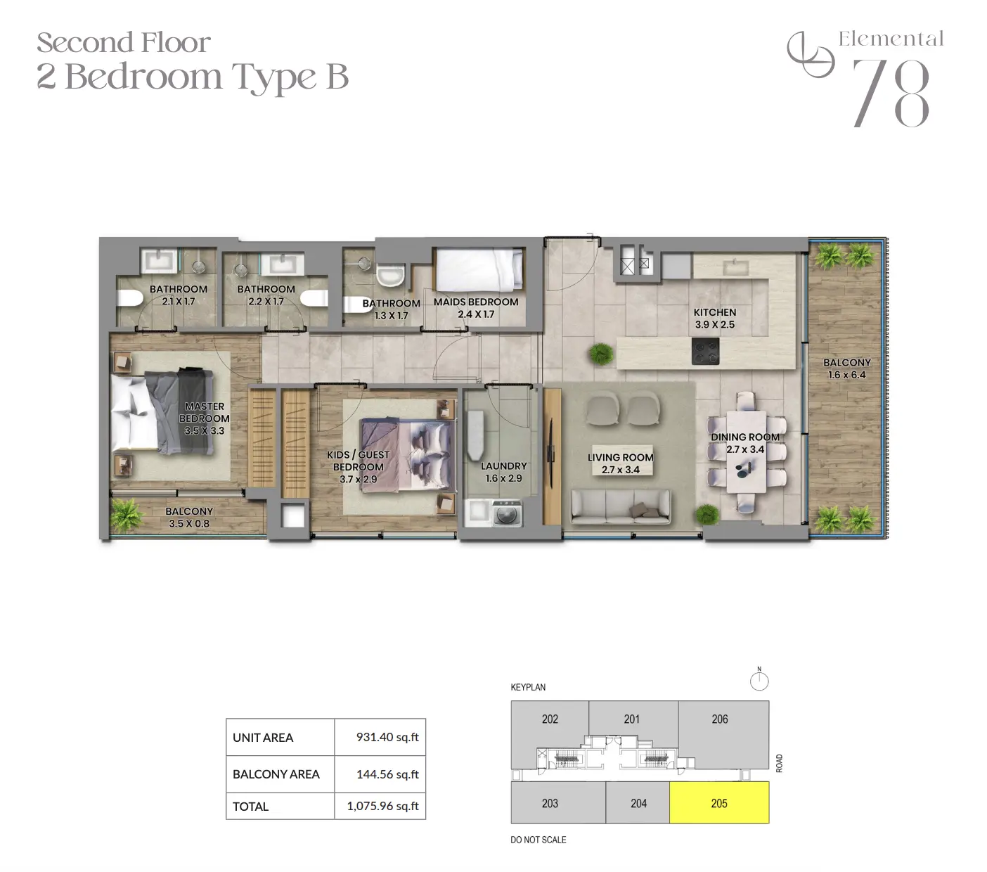 Elemental 78 - Type B Floor Plan