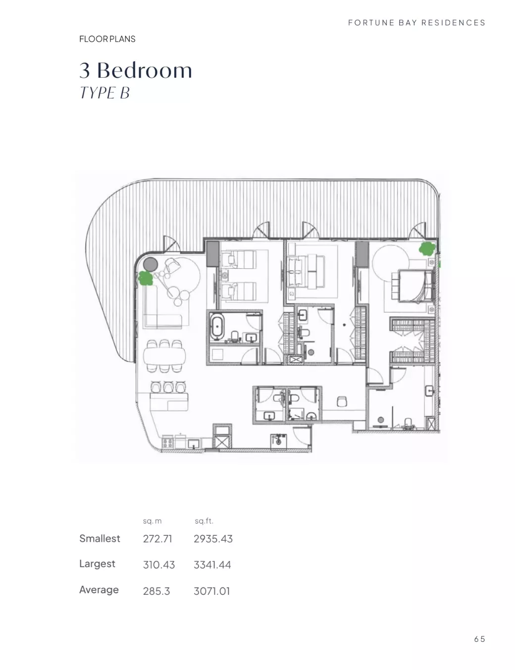 صورة مخطط ارضية الوحدة