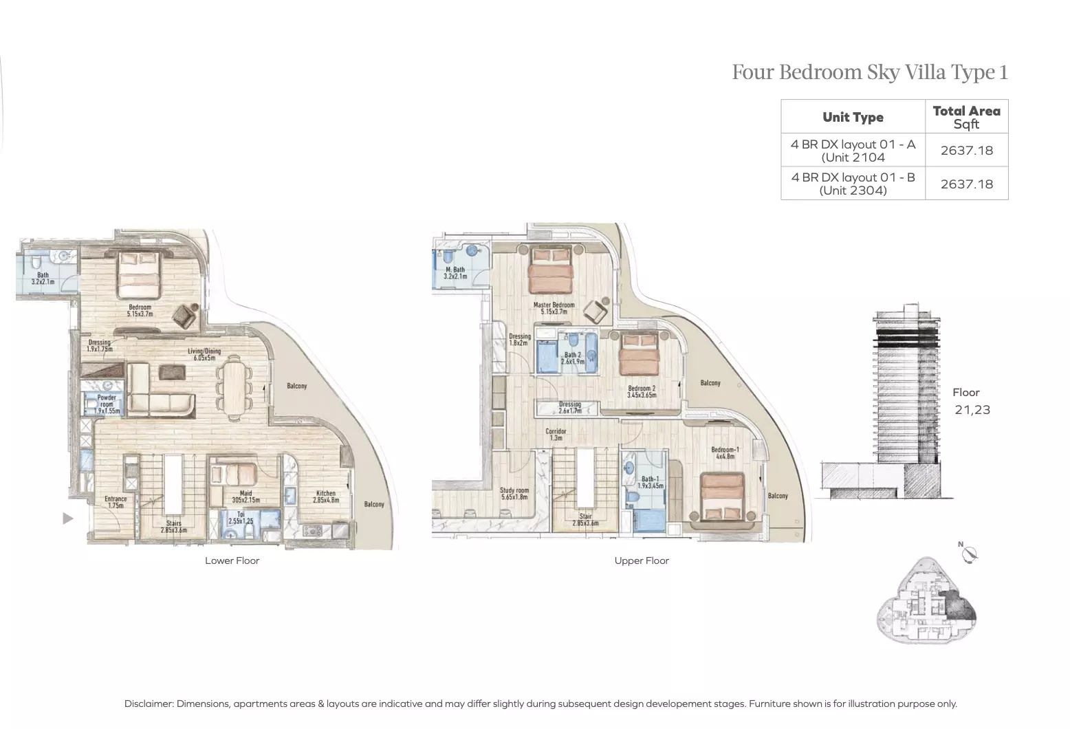 Unit floor plan image