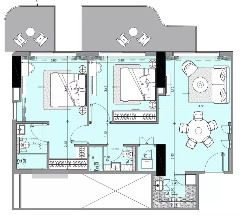 Unit floor plan image