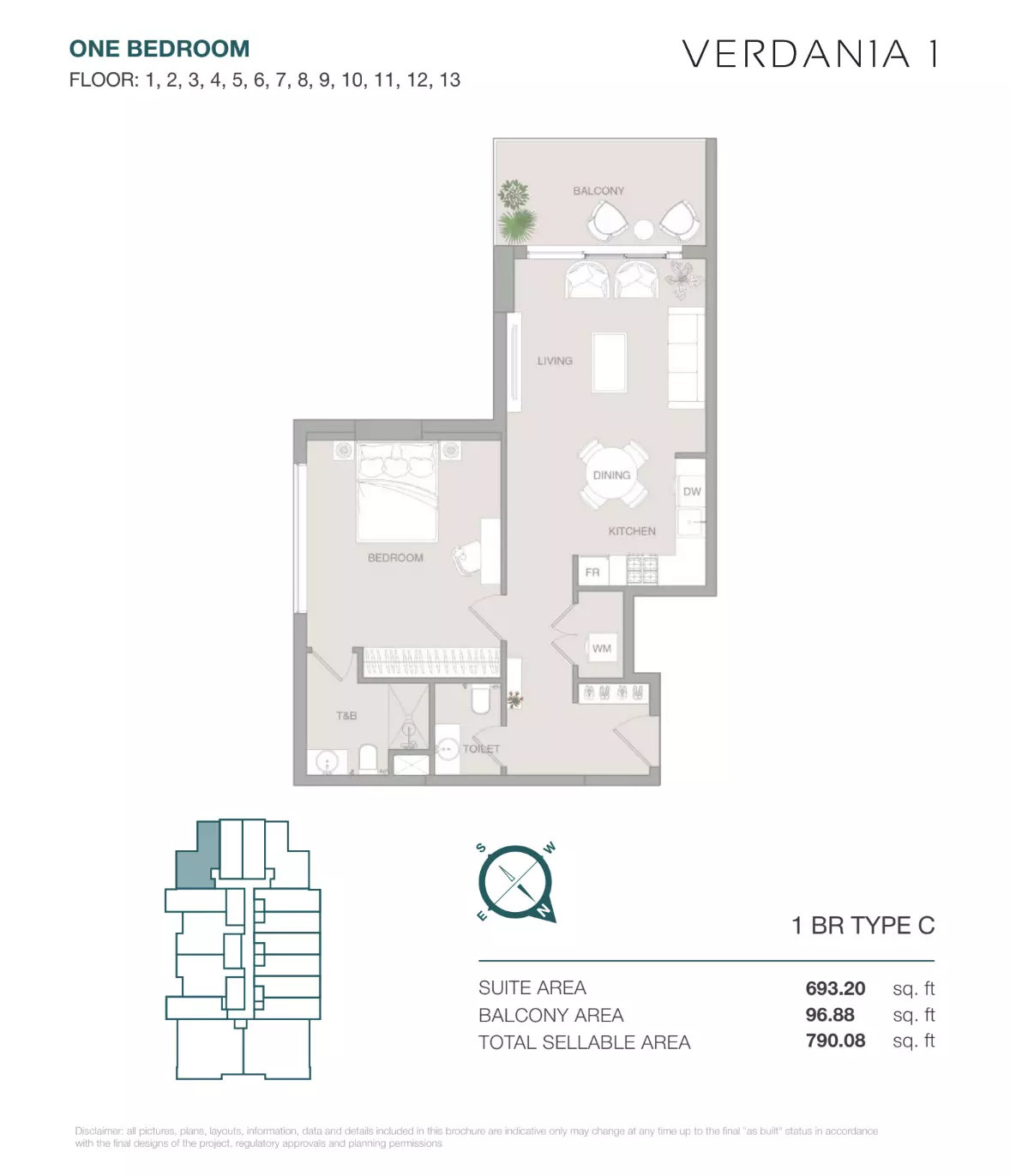 Unit floor plan image