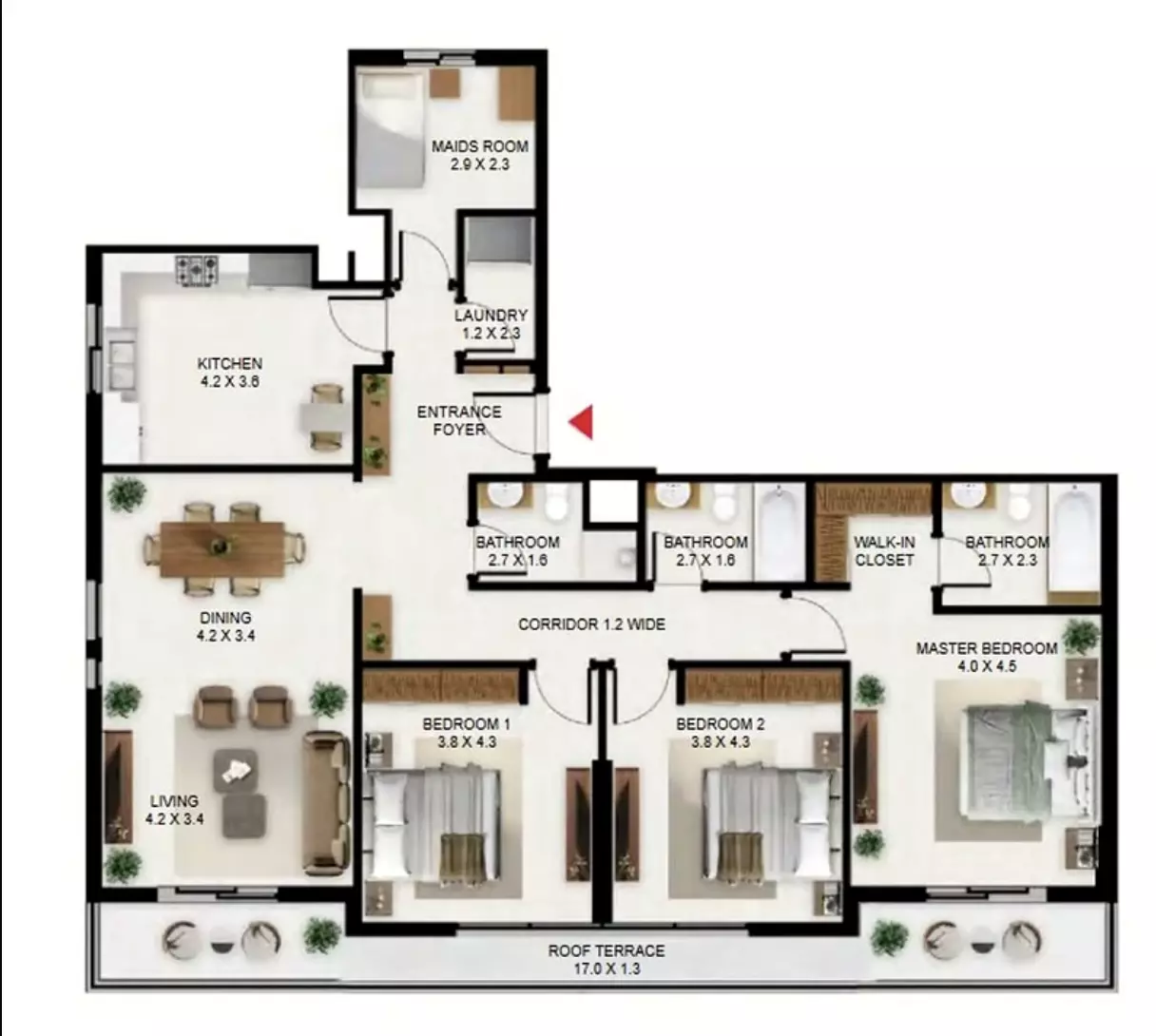 Unit floor plan image
