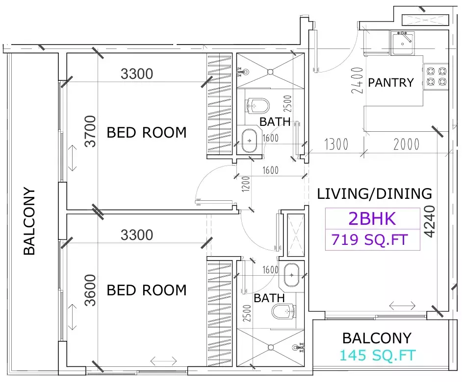 Unit floor plan image