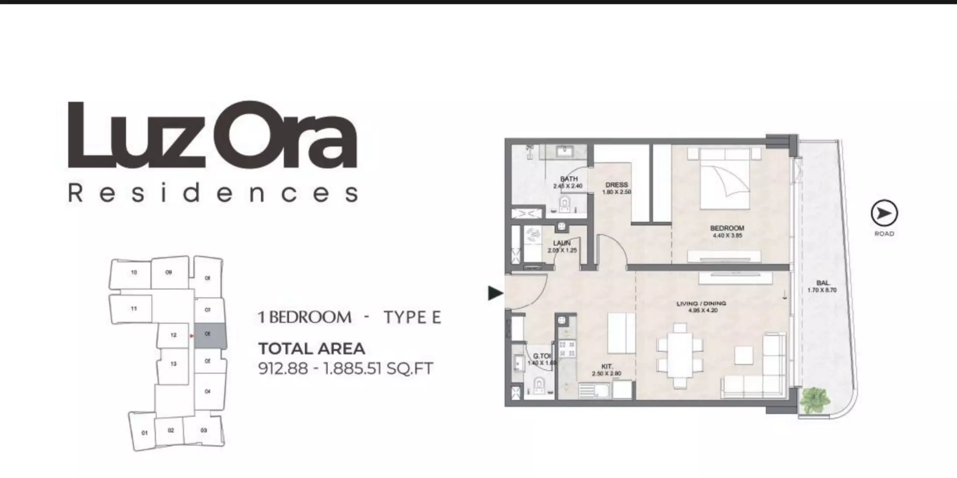 Unit floor plan image