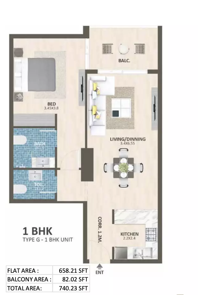 صورة مخطط ارضية الوحدة