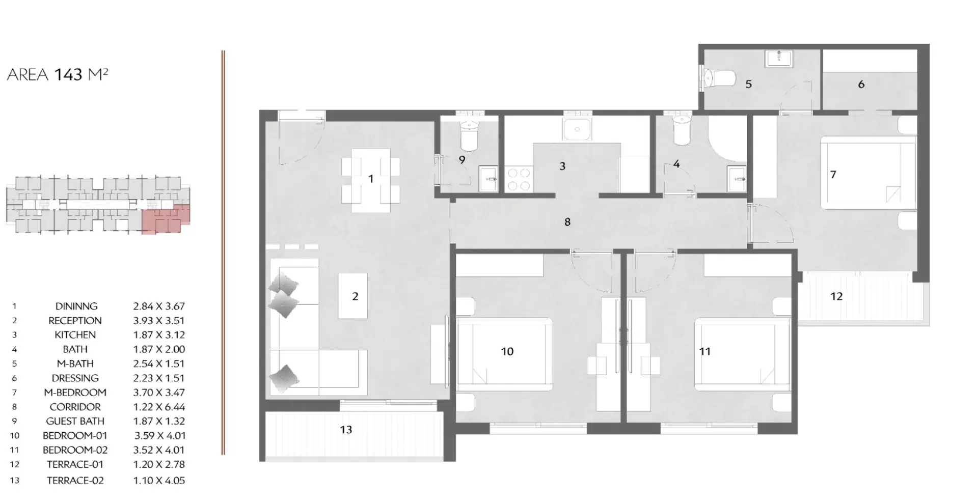 Unit floor plan image