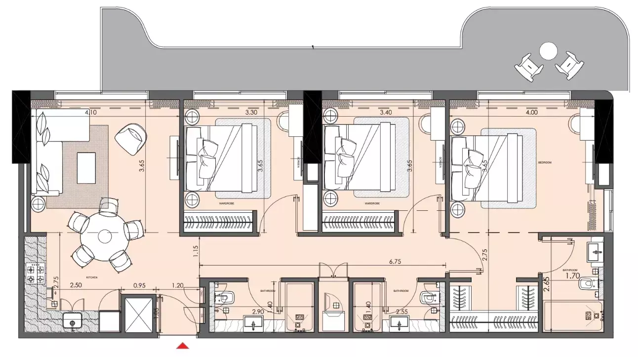 Unit floor plan image