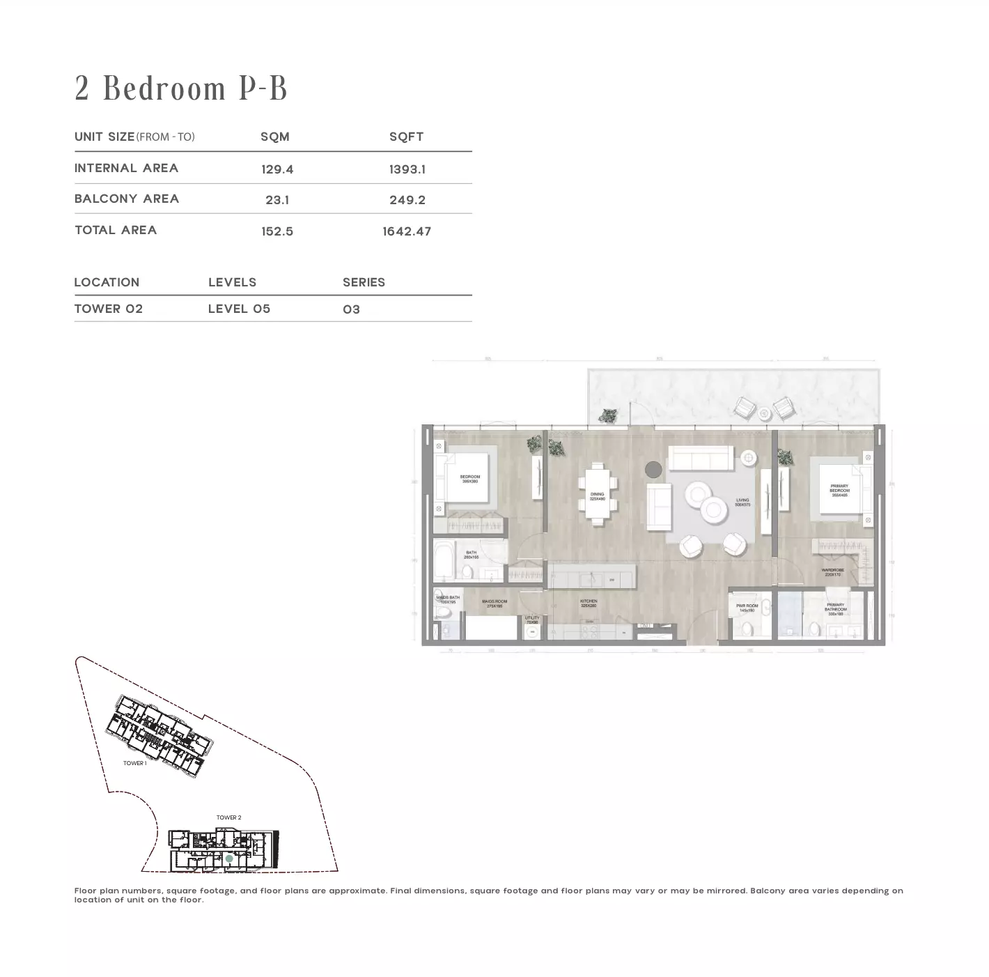 Skai Type P-B, 2 beds