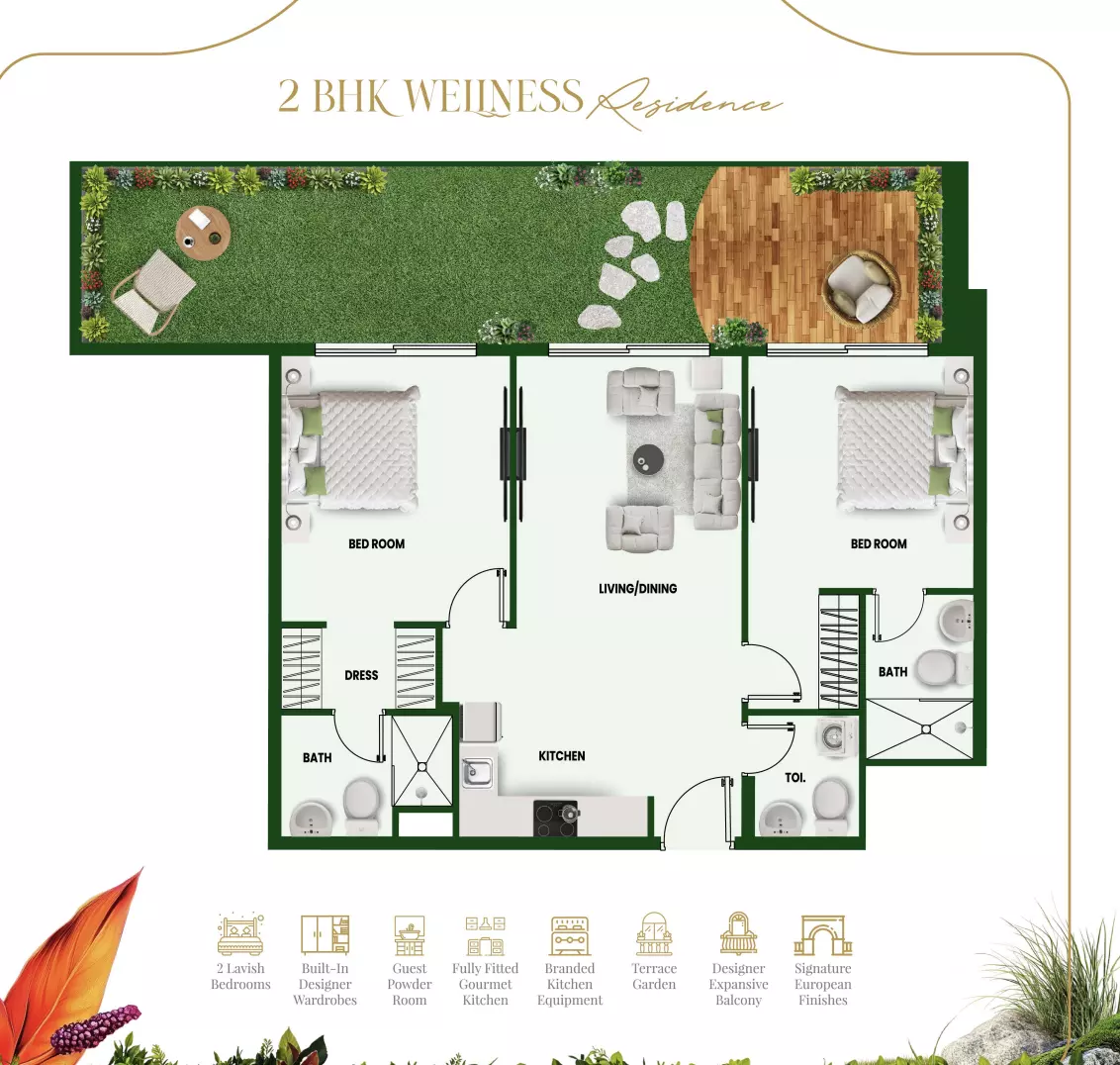 صورة مخطط ارضية الوحدة